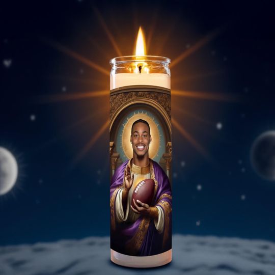 Discover Justin Jefferson Celebrity Prayer Candle