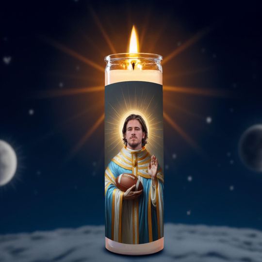 Justin Herbert Celebrity Prayer Candle