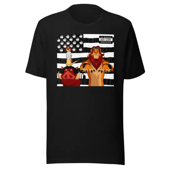 Discover Hakuna Makona Unisex Hip Hop Lion Mashup T-Shirt