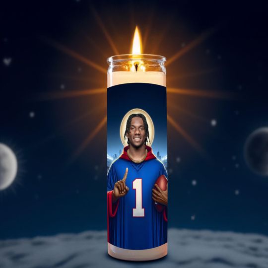 Malik Nabers Celebrity Prayer Candle