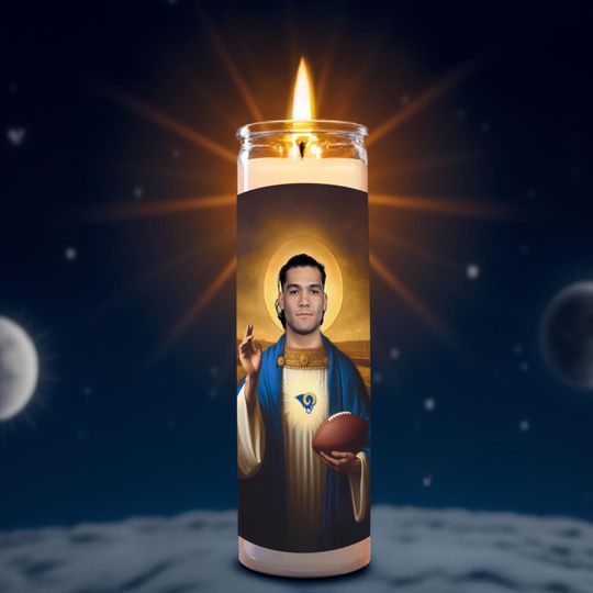 Discover Puka Nacua Celebrity Prayer Candle