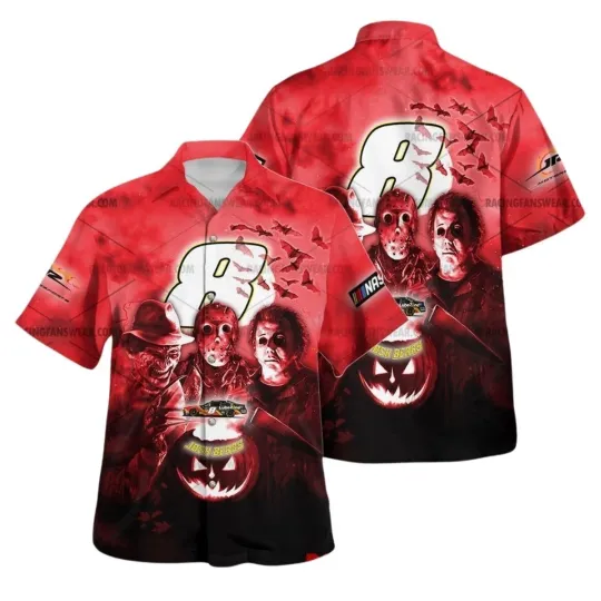 Discover Josh Berry Naascar Racing Halloween Hawaiian Shirt