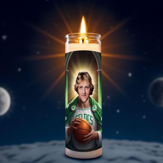 Larry Bird Celebrity Prayer Candle