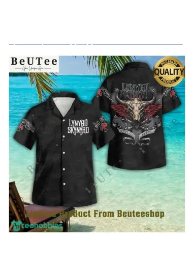 Lynyrd Skynyrd Music Band The Last Rebel 3D Hawaiian Shirt Summer