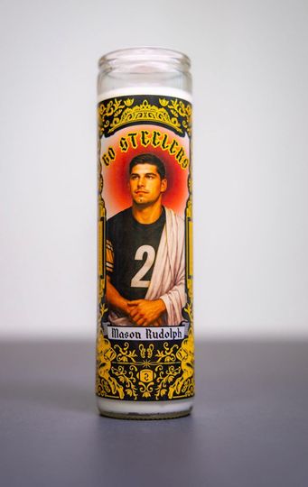 Pittsburgh Steeler Rudolph Mason Prayer Candle