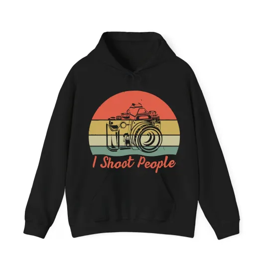 Discover I shoot people hoodie, Funny photographer hoodie, Camera lover gift, Photography