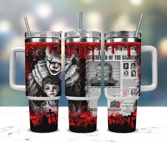 Discover Horror Killers 40oz Tumbler, Halloween Characters 40oz, Movie Characters 40oz Tumbler