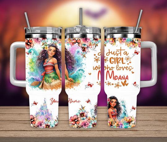 Discover Just A Girl Who Loves Princess 40oz, Cartoon Movies 40oz, Cartoon Characters 40oz Tumbler