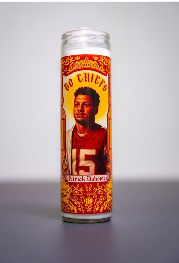 Discover Kansas City Chiefs - Patrick Mahomes Prayer Candle