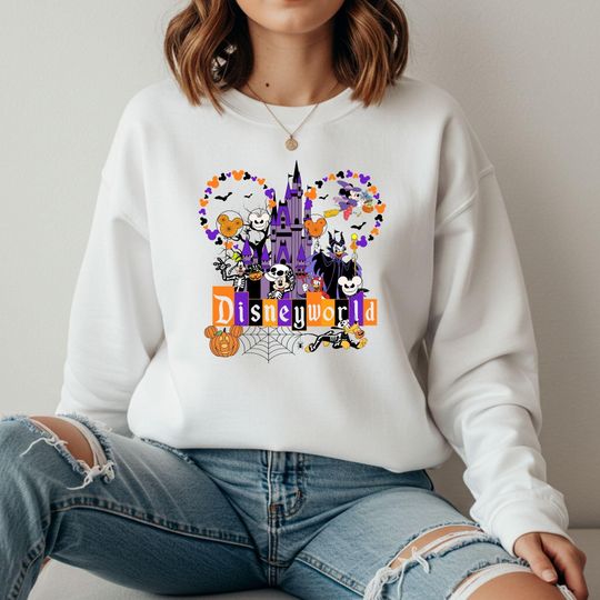 Discover Spooky Disney Halloween Hoodie,Retro Halloween Disneyworld Trip Hoodie,Halloween Party Hoodie,Boo To You Mickey Hoodie,Spooky Season Hoodie