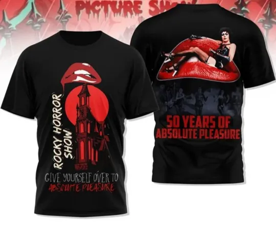 The Rocky Horror Picture Show 50 Years Of Absolute Pleasure 3D T-Shirt