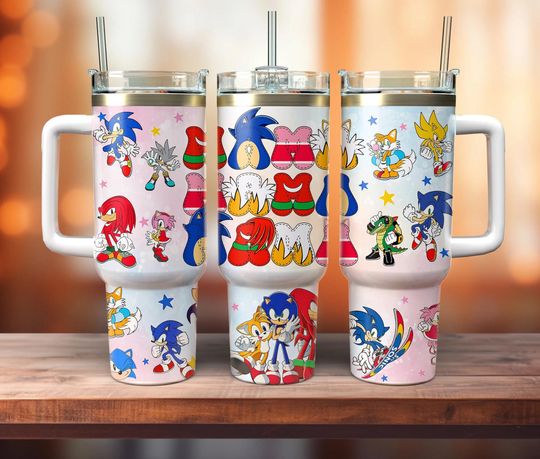 Discover Mama Cartoon Characters 40oz Tumbler, Video Game 40oz, Cartoon Movies 40oz Tumbler