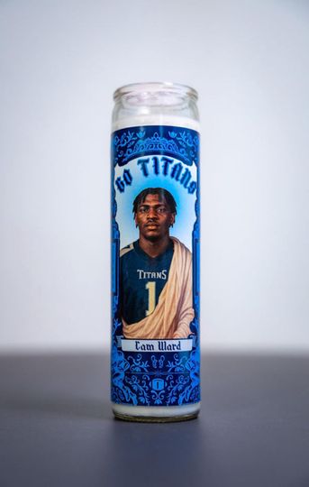 Discover Tennessee Titans - Cam Ward Prayer Candle