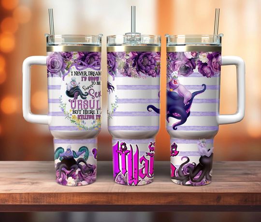 Discover Custom Villain Characters 40oz Tumbler, Cartoon Characters 40oz, Cartoon Movies 40oz