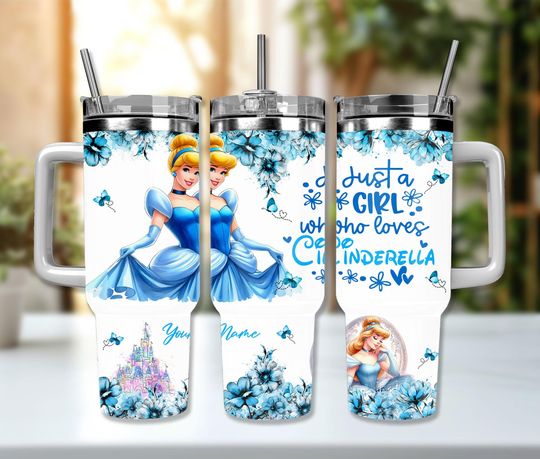 Discover Just A Girl Who Loves Princess 40oz, Cartoon Movies 40oz, Cartoon Characters 40oz Tumbler