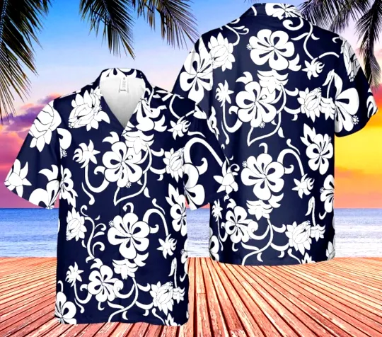 Discover Classic Horror Movie Frankenstein Halloween Print Unisex Buttoned Hawaiian Shirt