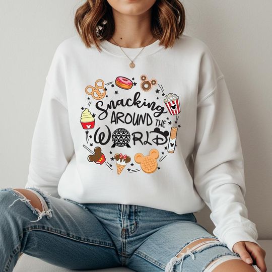 Drinking Around The World Sweatshirt, Disney Family and couple Hoodie