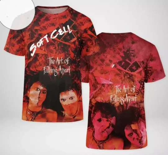 Discover Soft Cell The Art Of Falling Apart Album Cover AOP 3D T-shirt