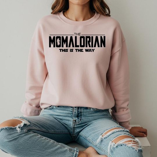 Discover Mamalorian Sweatshirt, Mother Gift, Mothers Day Shirt, Valentines Day Gift, Mom Sweater, Valentine Gift for Mama, Husband Gift, Mom Crewneck