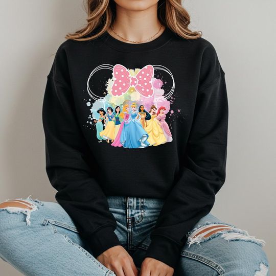 Discover Princess Squad Shirt, Disney Squad Tee, Matching Disney Sweatshirt, Minnie Disney Vacation, Disney Princess Hoodie, Family Princess Shirts