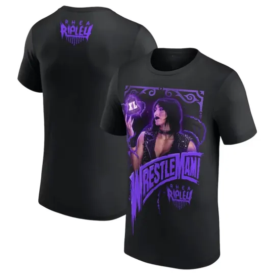 Discover Rhea Ripley Wrestlemania 3D T-shirt 2025