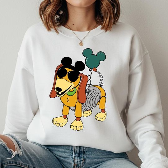Discover Disney Slinky Dog Sweater, Custom Toy Story Slinky Dog Hoodie, Magic Kingdom Sweat, Disneyland Family Vacation Sweatshirt, Disney Trip Sweat