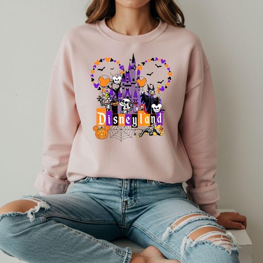 Discover Spooky Disney Halloween Hoodie,Retro Halloween Disneyworld Trip Hoodie, Halloween Party Hoodie,Boo To You Mickey Hoodie,Spooky Season Hoodie
