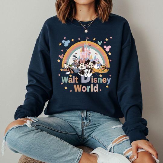Discover Walt Disney World Sweatshirt, Vintage Disneyworld Sweatshirt, Mickey And Friends Hoodie, Disney Trip Sweater, Magic Kingdom Sweatshirt