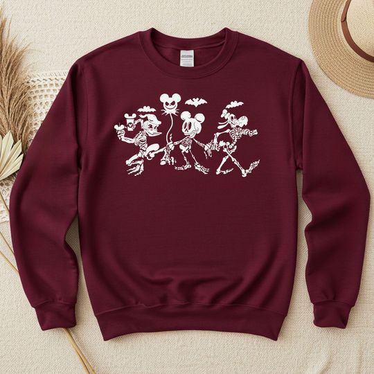 Discover Spooky Disney Halloween Sweatshirt, Disney Halloween Hoodie, Mickey Donald Goofy Halloween Sweatshirts, Spooky Season Gift, Spooky Sweaters