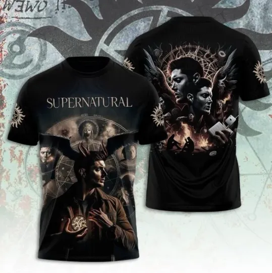 Supernatural 2025 3D T-Shirt Gift For Fan Full Size