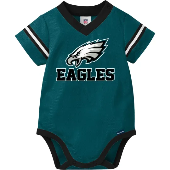 Discover Philadelphia Eagles Baby Boys Girls Dazzle Bodysuit Onesie - Gerber football