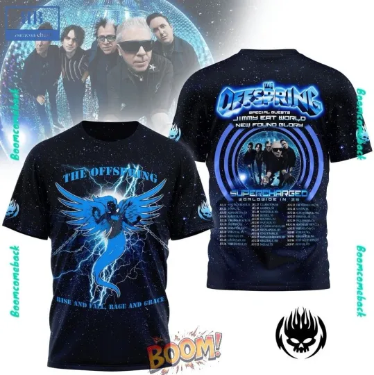 Discover The Offspring Supercharged Worldwide In 2025 3D T-Shirt