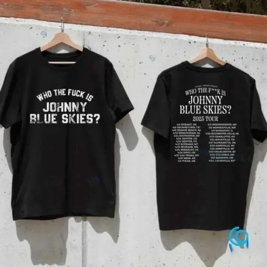 Sturgill Simpson Who the F–k Is Johnny Blue Skies 2025 Tour Unisex T-Shirt