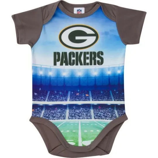Discover Green Bay Packers Infant Baby Bodysuit Onesie 0-3 Months