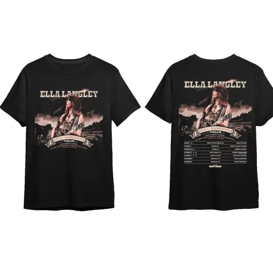 Discover Ella Langley Texas Still Hungover Tour T-Shirt