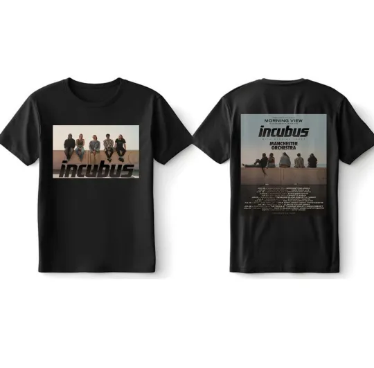 Incubus Morning View & The Hits Tour 2025 Double Sided T-Shirt