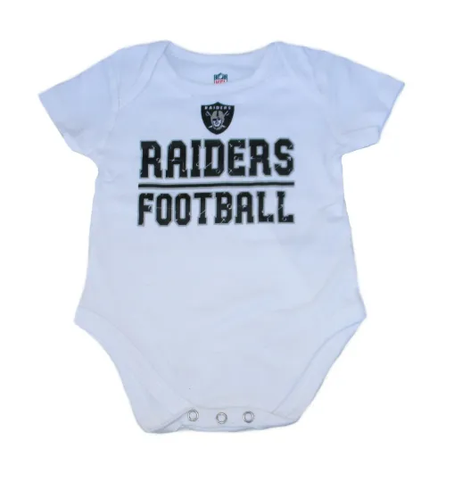 Discover Las Vegas Raiders Infant One Piece Bodysuit Creeper - White