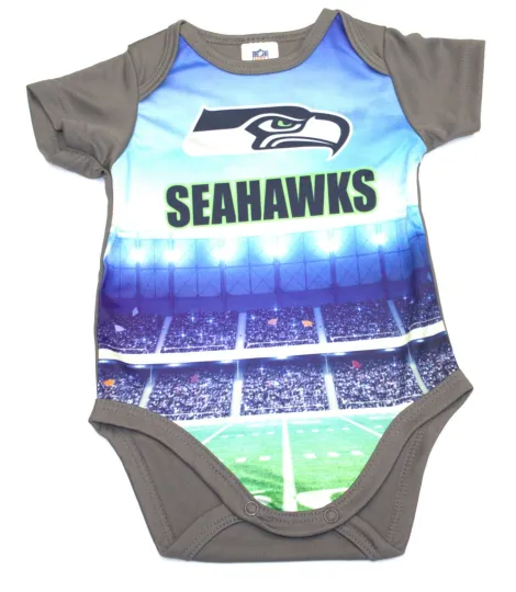 Seattle Football Team Seahawks Baby Boy Stadium Bodysuit