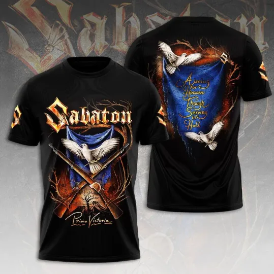 Discover Sabaton Primo Victoria 3D T-Shirt