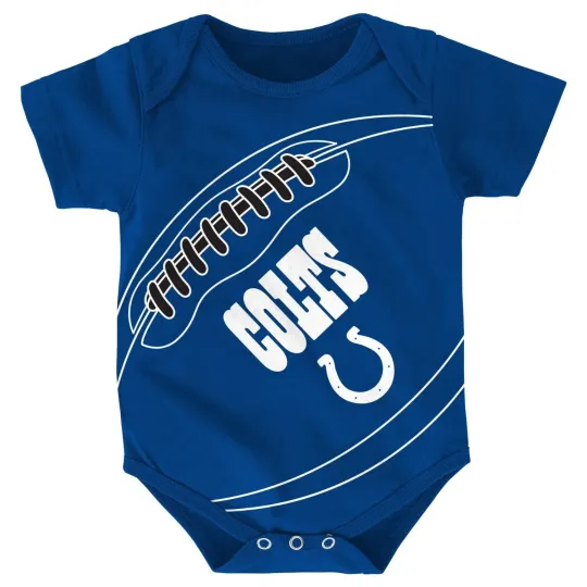 INDIANAPOLIS Football Team COLTS  INFANT football FOOTBALL BODYSUIT