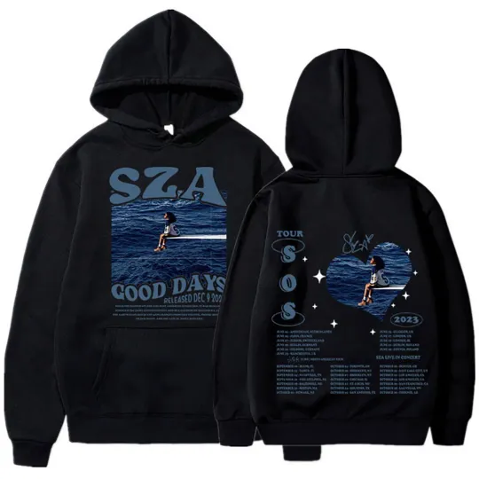 Good Days Hoodie, Soft Cotton Double Sided Hoodie Sweatshirt, Girl, Hip Hop Heavyweight