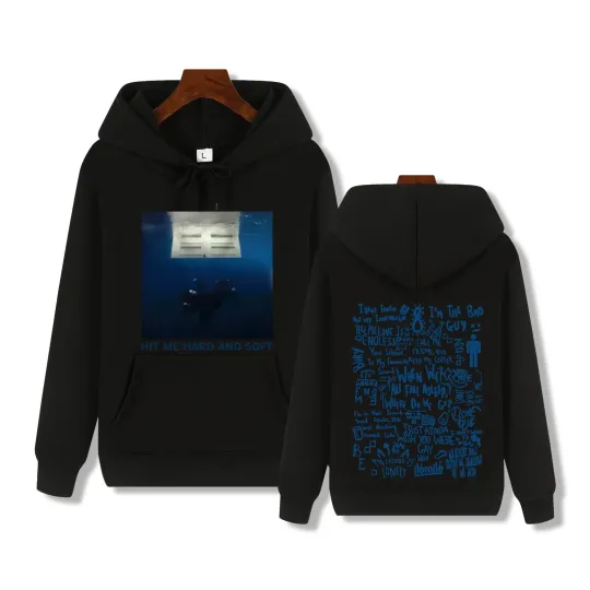 Billie Hit Me Hard and Soft 2025 Album Hoodie Loose Fit Pullover