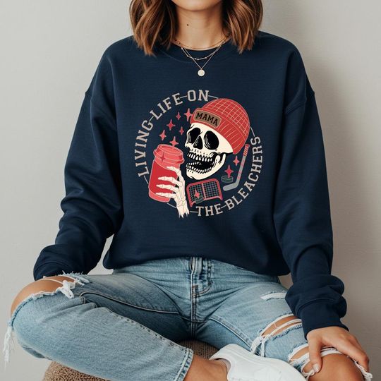 Discover Living Life On The Bleachers Softball Mama Mother's Day Gift