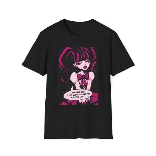 Monster High Uni-sx T-Shirt, Outfit for Draculaura fans, Edgy Aesthetic