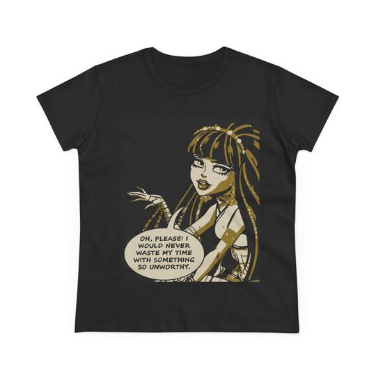 Monster High Women's T-Shirt, Outfit for Cleo De Nile fans, Edgy Aesthetic
