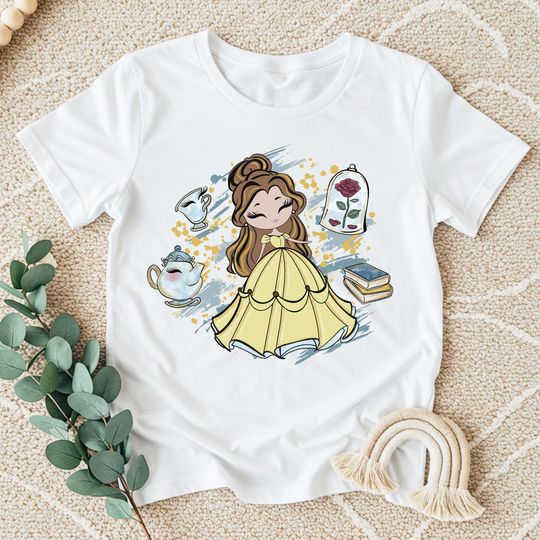 Discover Belle Princess T-shirt, Girls Princess Shirt, Disneyland Shirt