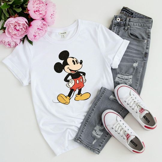 Discover Disney Classic Mickey Mouse Pose Shirt, Mickey T-shirt