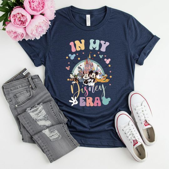 Discover In My Disney Era T-shirt, Disney Rainbow Castle Shirt, Disney Trip Tee