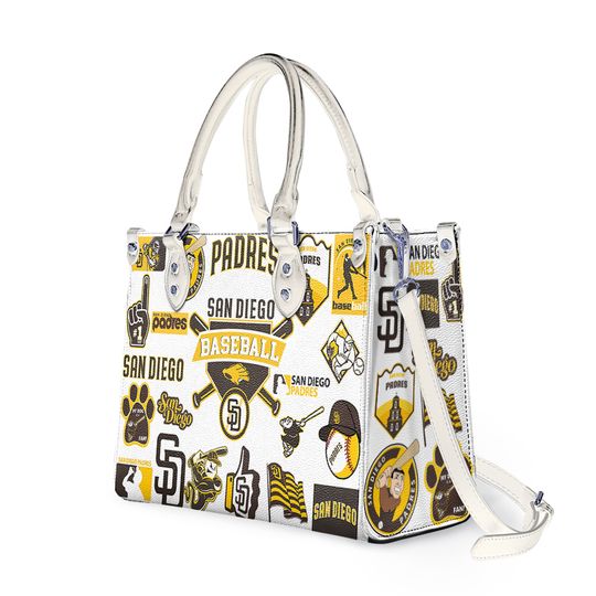 San Diego Baseball Team Padress Women Leather Handbag Lovers Gift