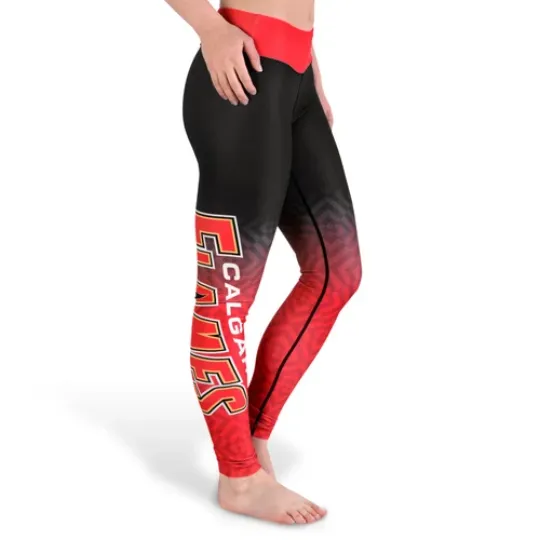 Discover Calgary Flames Leggings, Gift for Hockey Team
